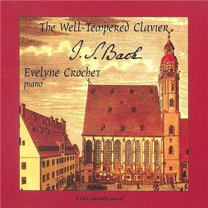 Evelyne Crochet & Johann Sebastian Bach (1685-1750) - Wohltemperierte Klavier (4 CDs)