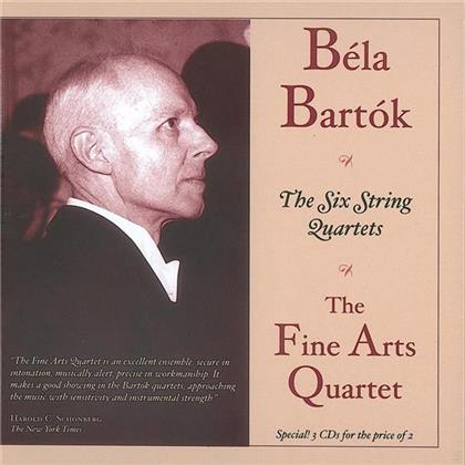 Fine Arts Quartett & Béla Bartók (1881-1945) - Quartett (Gesamtaufnahme) (3 CD)