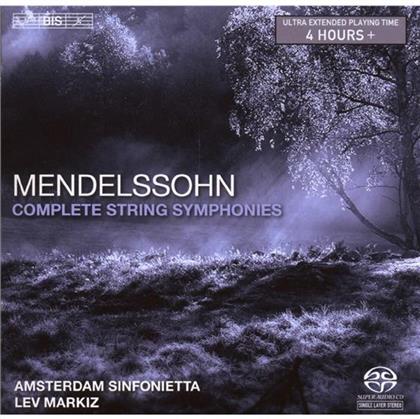 Lev Markiz & Felix Mendelssohn-Bartholdy (1809-1847) - Sämtl.Streichersinfonien (SACD)