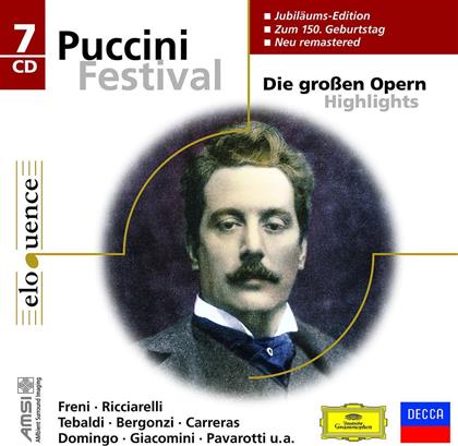 Various & Giacomo Puccini (1858-1924) - Puccini Festival - Die Grossen (7 CDs)