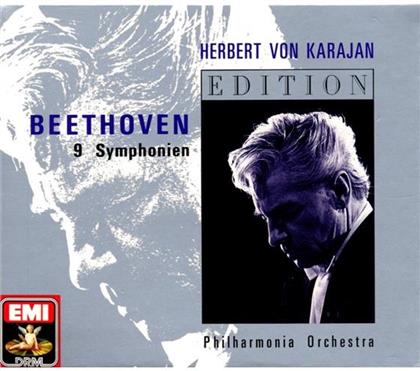 Philharmonia Orchestra & Ludwig van Beethoven (1770-1827) - Sinfonie 1-9 (5 CDs)