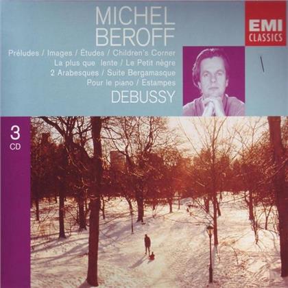 Michel Beroff & Claude Debussy (1862-1918) - Klaviermusik (3 CDs)