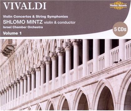 Shlomo Mintz & Antonio Vivaldi (1678-1741) - Konzert Fuer Violine F1 N3 P88 (5 CDs)