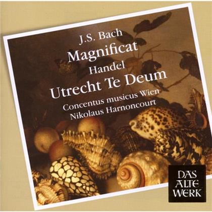 Johann Sebastian Bach (1685-1750), Georg Friedrich Händel (1685-1759), Nikolaus Harnoncourt & Concentus Musicus Wien - Magnificat/Te Deum,"Utrechter"
