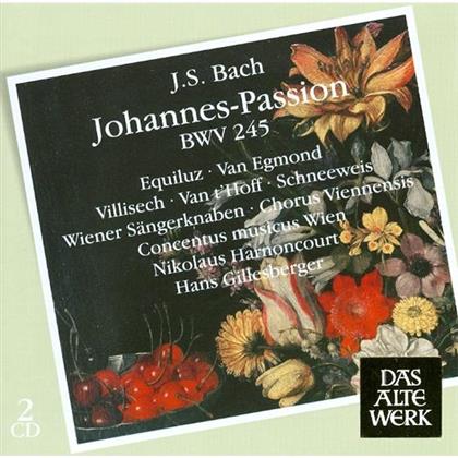 Harnoncourt Nikolaus / Gillesberger & Johann Sebastian Bach (1685-1750) - Johannes-Passion - Gesamtaufnahme (2 CDs)
