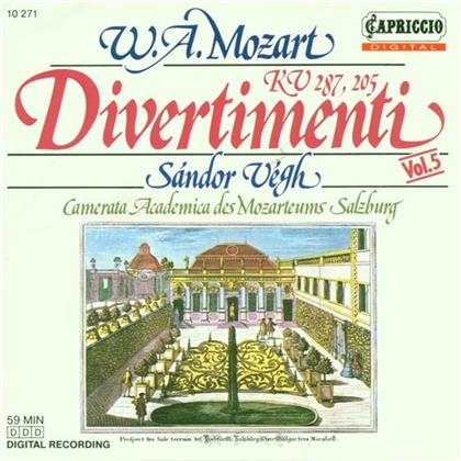 Sándor Végh & Wolfgang Amadeus Mozart (1756-1791) - Divertimenti Kv287+205