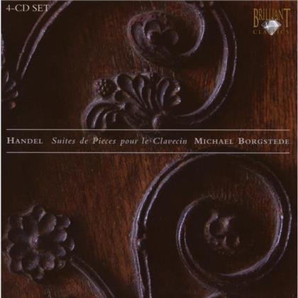 Michael Borgstede & Georg Friedrich Händel (1685-1759) - Suites De Pieces Pour Clavecin (4 CDs)