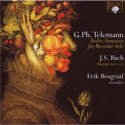 Erik Bosgraaf & Georg Philipp Telemann (1681-1767) - Fantasien F.Blfl.Solo