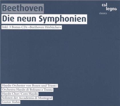 Geb Susanne, Sopran & Ludwig van Beethoven (1770-1827) - Sinfonie Nr1-Nr9 + Hoerbuecher (8 CDs)