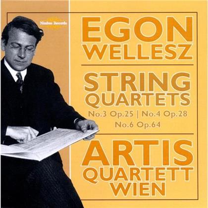 Artis Quartett & Egon Wellesz 1885-1974 - Quartett Nr3 Op25, Nr4 Op28
