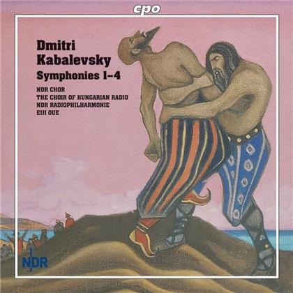 Ndr Chor/Ungarische Radio Chor & Dimitri Kabalewsky (1904-1987) - Sinfonie Nr1 Op18, Nr2 Op19 (2 CDs)