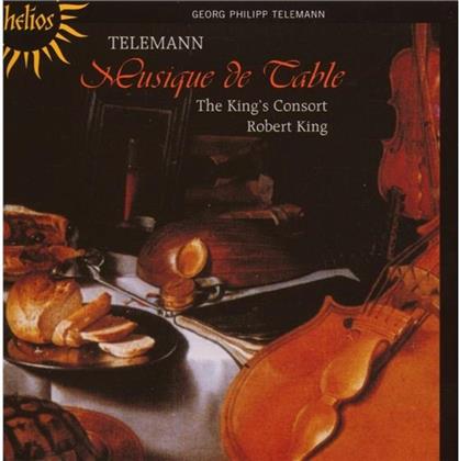 King Robert/King's Consort & Georg Philipp Telemann (1681-1767) - Tafelmusik - Suite D-Dur/B-Dur