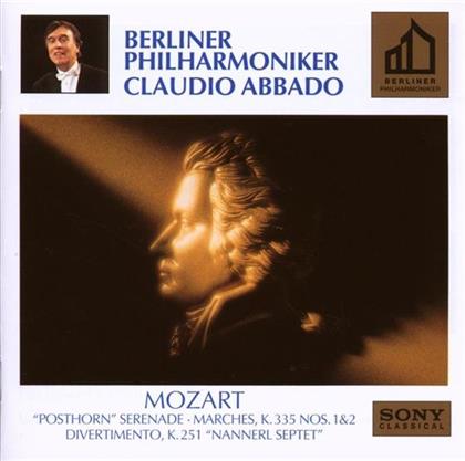 Abbado Claudio / Bph & Wolfgang Amadeus Mozart (1756-1791) - Marches K 355 1 + 2/Serenade K 320/K251