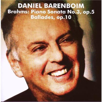 Daniel Barenboim & Johannes Brahms (1833-1897) - 4 Ballades Op.10/Piano Sonata O
