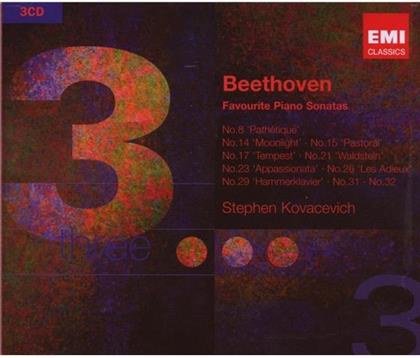 Stephen Kovacevich & Ludwig van Beethoven (1770-1827) - Piano Sonatas (3 CDs)