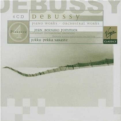 Jean-Bernard Pommier & Claude Debussy (1862-1918) - Orchesterwerke (4 CD)