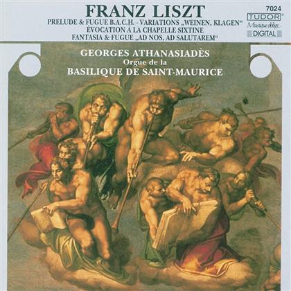Georges Athanasiades & Franz Liszt (1811-1886) - Prelude & Fuge B.A.C.H.