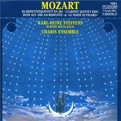 Wolfgang Amadeus Mozart (1756-1791) & Karl-Heinz Steffens - Klarinettenquintett KV581 / Duos aus Zauberflöte
