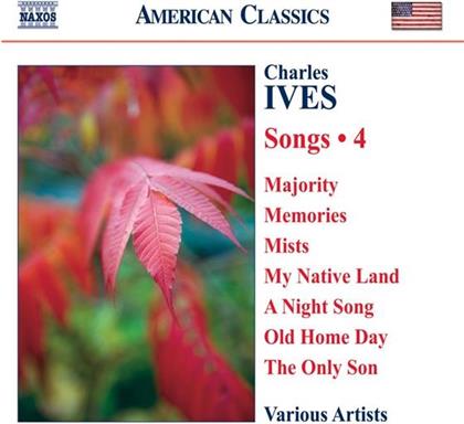 Various & Charles Ives (1874-1954) - Sämtl.Lieder Vol.4
