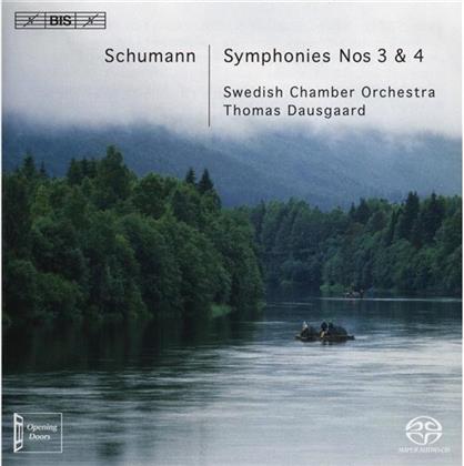 Dausgaard Thomas/Swedish Chamber Orch. & Robert Schumann (1810-1856) - Sinf.3&4/Ouvertüren (Hybrid SACD)