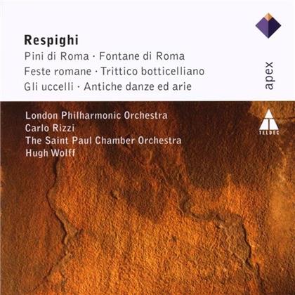 Hugh Wolff & Ottorino Respighi (1879-1936) - Pini Di Roma/Fontane Di Roma (2 CDs)