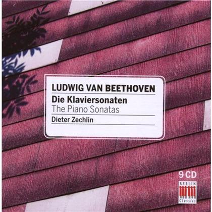 Dieter Zechlin & Ludwig van Beethoven (1770-1827) - The Piano Sonatas (9 CDs)