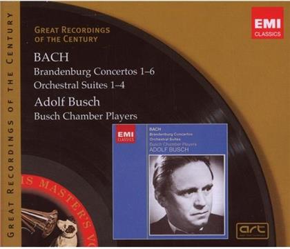Adolf Busch & Johann Sebastian Bach (1685-1750) - Brandenburg Concertos (3 CDs)