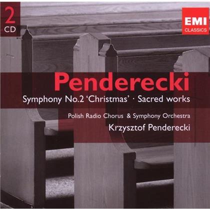 Krzysztof Penderecki (*1933) & Krzysztof Penderecki (*1933) - Symphony No.2, Te Deum & Magni (2 CDs)