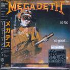 Megadeth - So Far So Good - 4 Bonustracks - Papersleeve (Version Remasterisée)