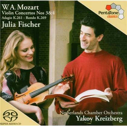 Julia Fischer & Wolfgang Amadeus Mozart (1756-1791) - Adagio Kv261, Konzert Fuer Violine