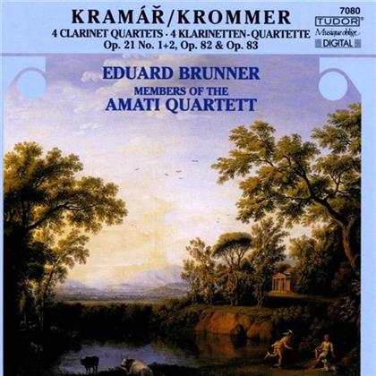 Brunner/Zimmermann/Corti & Krommer - 4 Klarinettenquartette