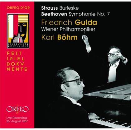 Friedrich Gulda & Beethoven/Strauss/ - Sinf.7/Burleske/Unvollendete