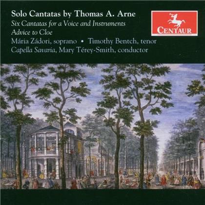 Zadori Maria / Bentch Timothy & Thomas Augustine Arne (1710-1778) - Solo Cantatas
