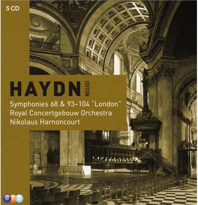 Nikolaus Harnoncourt & Joseph Haydn (1732-1809) - Vol. 4 - London Symphoniese (5 CDs)