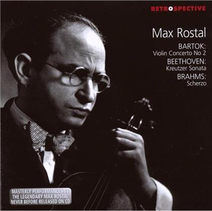 Max Rostal & Bartok/Beethoven - Vl-Konz2/Kreutzersonaate