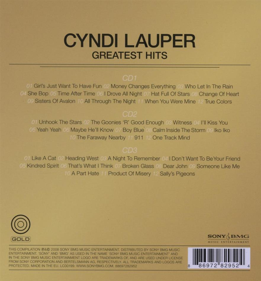 Gold - Greatest Hits (3 CDs) by Cyndi Lauper - CeDe.com