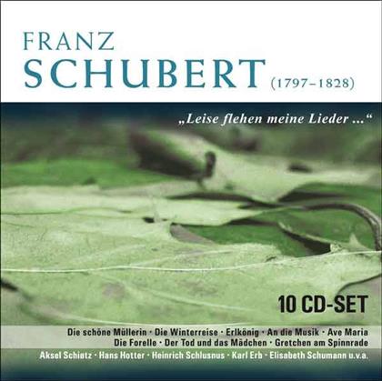 --- & Franz Schubert (1797-1828) - Leise Flehen Meine Lieder-Wall (10 CDs)