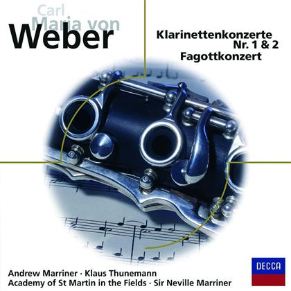 Klaus Thunemann & Weber - Klarinettenkonzert 1&2 Fagottk