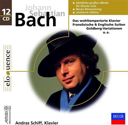 Andras Schiff & Johann Sebastian Bach (1685-1750) - Sämtliche Grossen Werke F. Klavier (12 CDs)