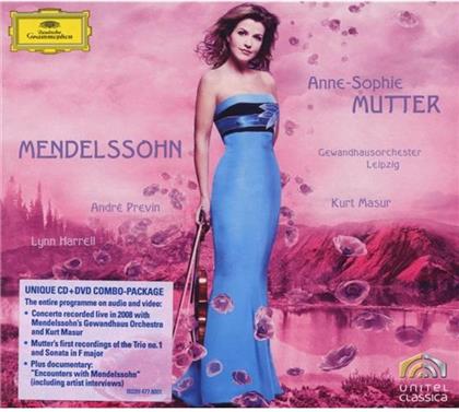 Felix Mendelssohn-Bartholdy (1809-1847), André Previn (*1929), Anne-Sophie Mutter, Lynn Harrell & Gewandhausorchester Leipzig - Violin Concerto Op.64, Trio Digi