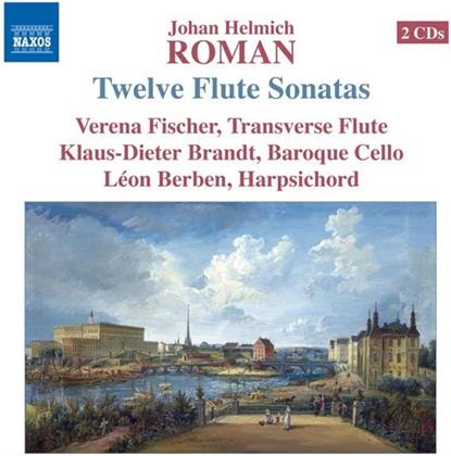 Fischer Verena / Brandt / Berben & Johan Helmich Roman - Sonaten F.Fl/Vc/Cemb. (2 CDs)