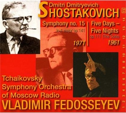 Fedoseyev/Symphonie Orchester Moscow. & Dimitri Schostakowitsch (1906-1975) - Sinfonie Nr. 15. Five Days - F