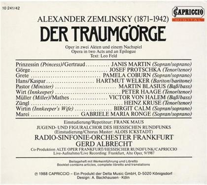 Coburn/Protschka & Alexander von Zemlinsky (1871-1942) - Traumgörge (Ges.Aufn) (2 CDs)