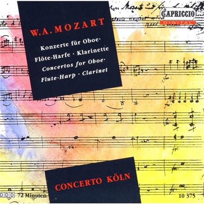 Concerto Köln & Wolfgang Amadeus Mozart (1756-1791) - Konz Ob/Klar/Fl&Harfe