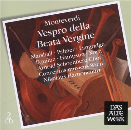 Claudio Monteverdi (1567-1643), Nikolaus Harnoncourt & Concentus Musicus Wien - Vespro Della Beata Vergine (2 CDs)