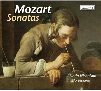 Linda Nicholson & Wolfgang Amadeus Mozart (1756-1791) - Klavierson.K281/330/332/576