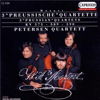 Petersen Quartett & Wolfgang Amadeus Mozart (1756-1791) - Preuss.Quartette