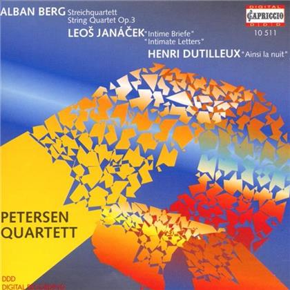 Petersen Quartett & Berg/Janacek - Str.Quart.Op.3/Int.Briefe