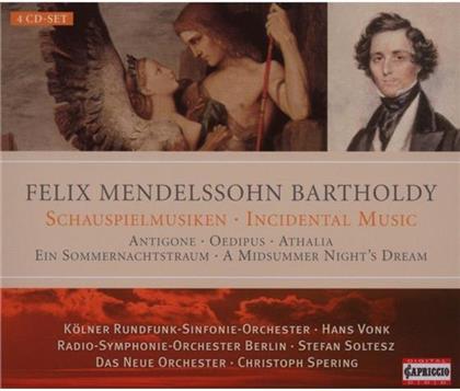 --- & Felix Mendelssohn-Bartholdy (1809-1847) - Sämtl.Schauspielmusiken (4 CDs)