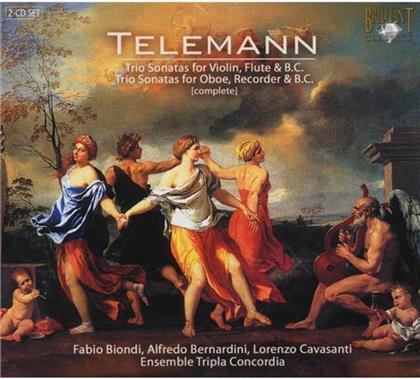 Biondi & Georg Philipp Telemann (1681-1767) - Sämtl.Triosonaten (2 CDs)